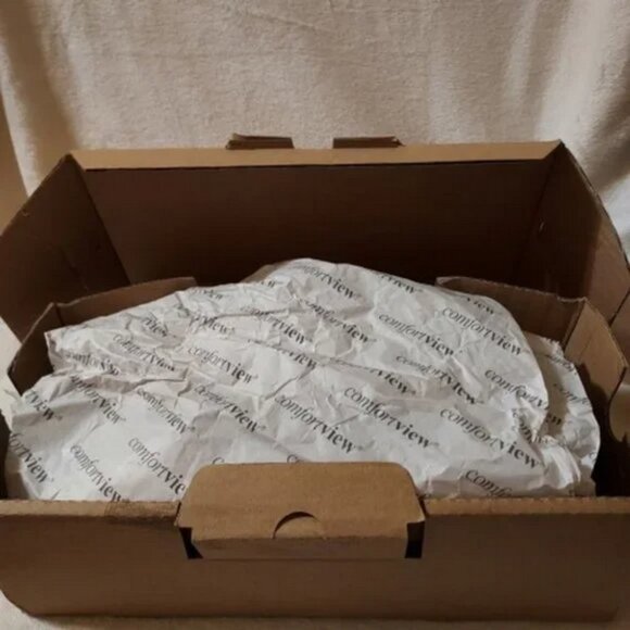 Comfortview The Bungee Slip On Sneaker Denim Size 9.5M NWT - Picture 3 of 5